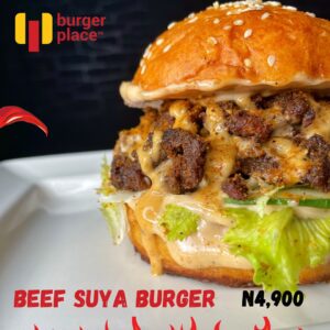 Beef Suya Burger